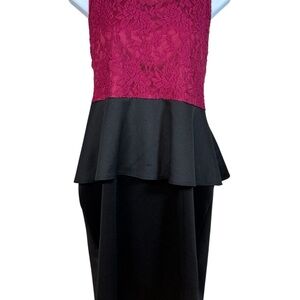 NICKI MINAJ PINK AND BLACK DRESS XL